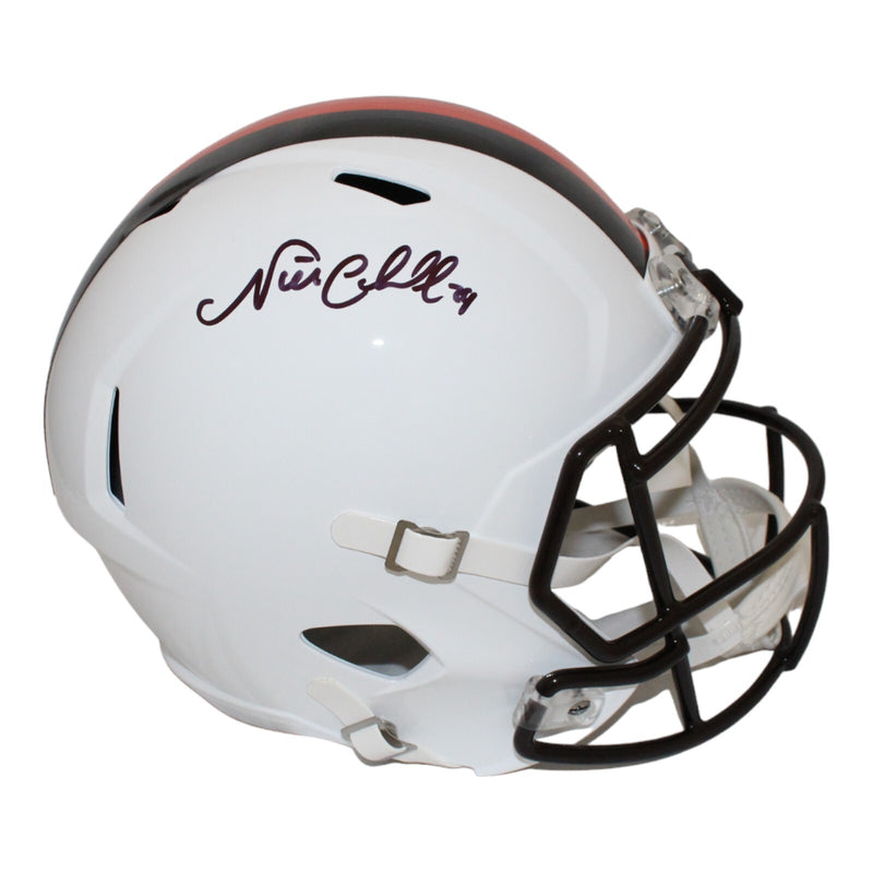 Nick Chubb Cleveland Browns Signed 2023 Alternate Full Size Helmet