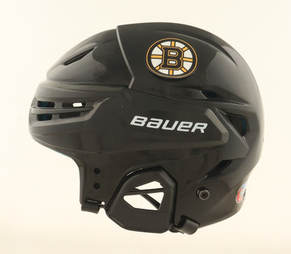 Adam Oates Signed Boston Bruins Full Size Hockey Helmet HOF Inscription