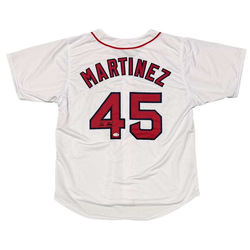 Pedro Martinez Autographed Boston Red Sox Custom White Jersey JSA