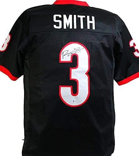 Roquan Smith Signed Georgia Bulldogs Custom Black Jersey