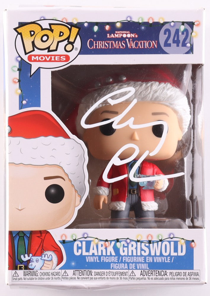 Chevy Chase Autographed Clark Griswold Funko Pop