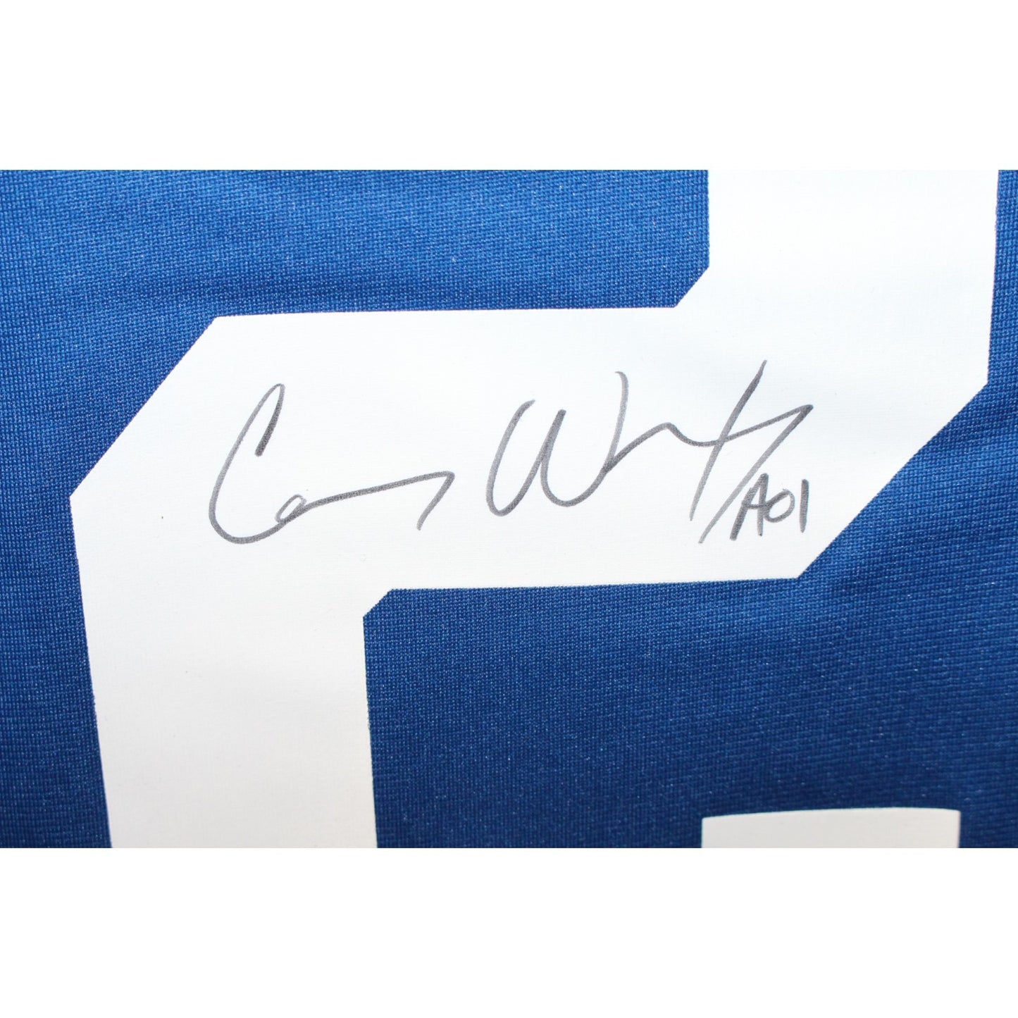 Carson Wentz Signed Indianapolis Colts Nike Blue Jersey