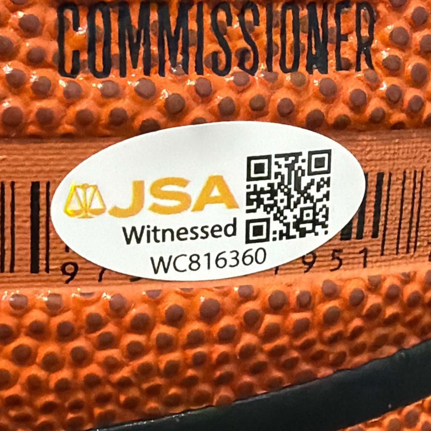 Bob McAdoo Signed Wilson NBA Basketball - HOF 2000 JSA Witness