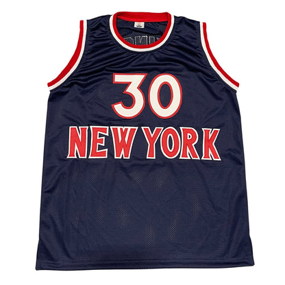 Bernard King Signed New York Knicks Custom Jersey (HOF 2013)