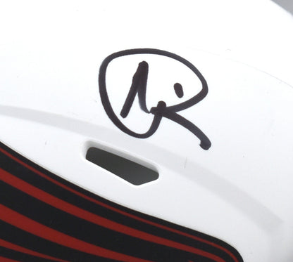 Andre Rison Signed Atlanta Falcons Lunar Speed Mini Helmet
