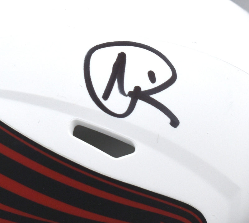 Andre Rison Signed Atlanta Falcons Lunar Speed Mini Helmet