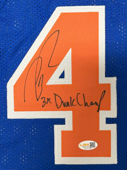 Nate Robinson Signed New York Knicks Custom Jersey - 3x Dunk Champ