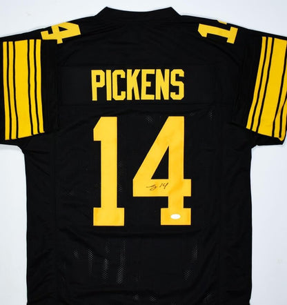 George Pickens Autographed Pittsburgh Steelers Custom Black Jersey