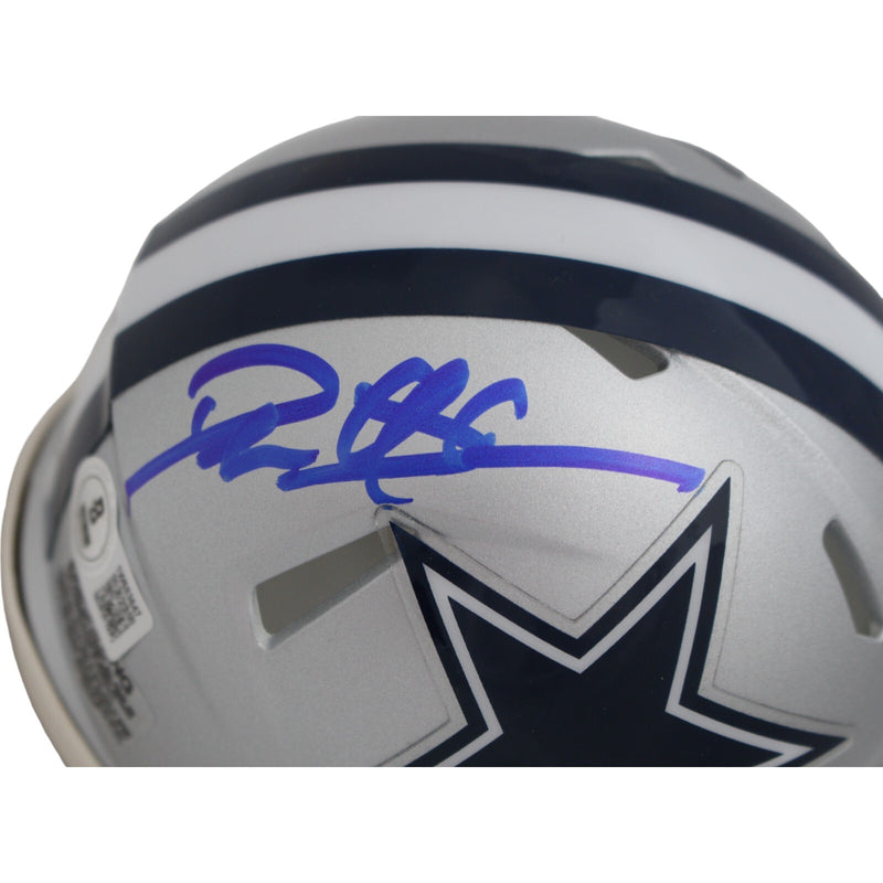 Deion Sanders Dallas Cowboys Autographed Mini Helmet Beckett COA
