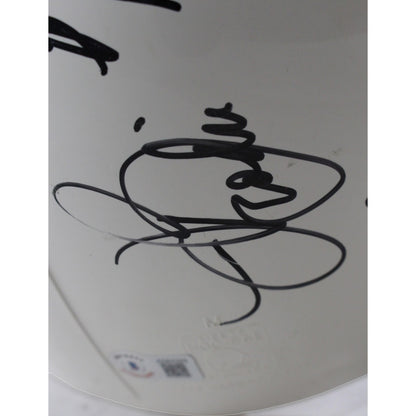 George Blanda, Paul Krause & Multi-Signed NFL Alumni Full Size 2-Bar Helmet
