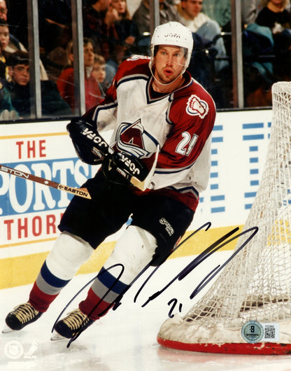 Peter Forsberg Autographed Colorado Avalanche 8x10 Photo