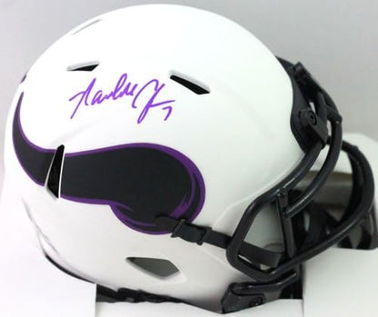 Randall Cunningham Signed Minnesota Vikings Lunar Speed Mini Helmet