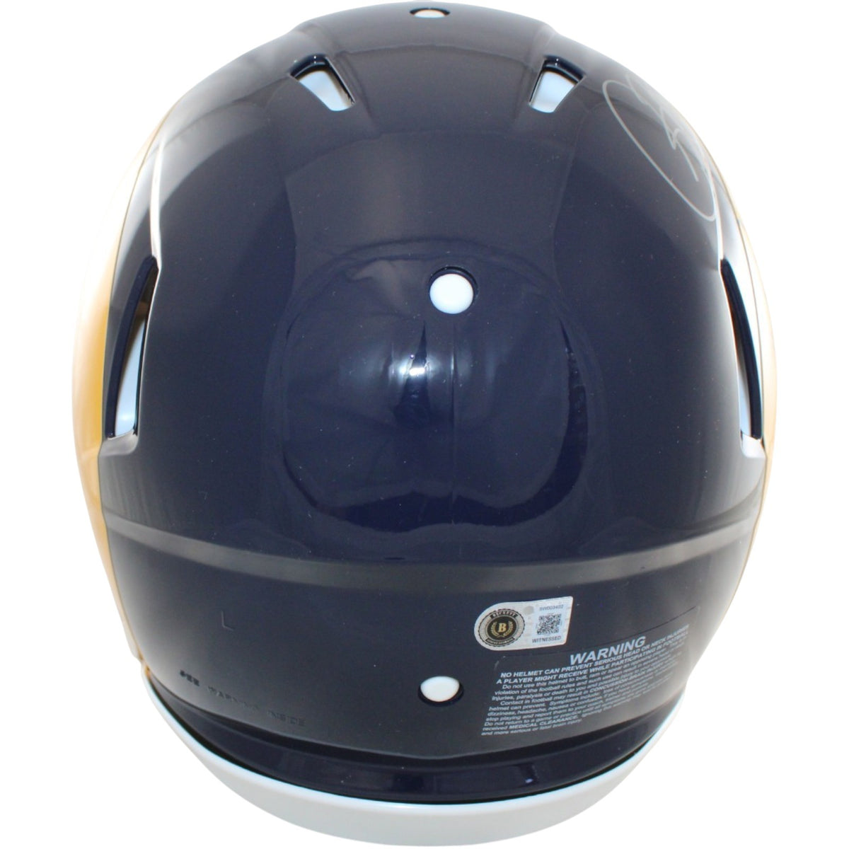 Warner, Faulk, Bruce & Holt Signed St. Louis Rams Throwback Proline Helmet