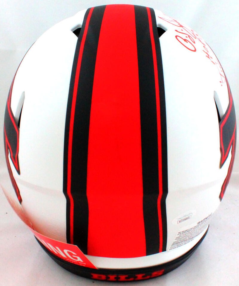 OJ Simpson Autographed Buffalo Bills Lunar Authentic Helmet