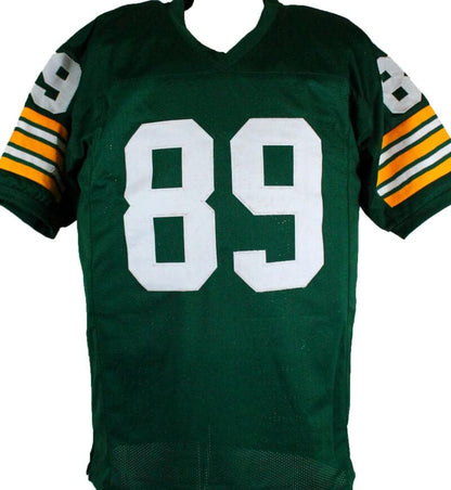 Dave Robinson Signed Green Custom Jersey