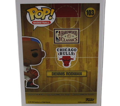 Dennis Rodman Signed Chicago Bulls Funko Pop! #103