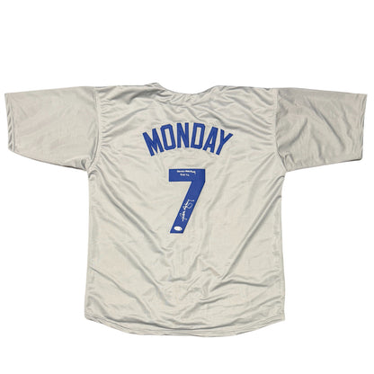 Rick Monday Chicago Cubs Signed Custom Jersey (Save The Flag) JSA COA