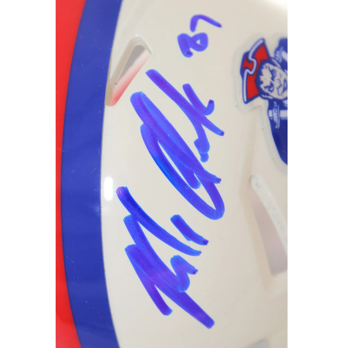 Rob Gronkowski Signed New England Patriots Retro Mini Helmet