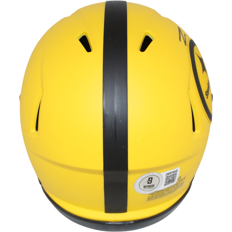 Pat Freiermuth Pittsburgh Steelers Autographed Rave Mini Helmet