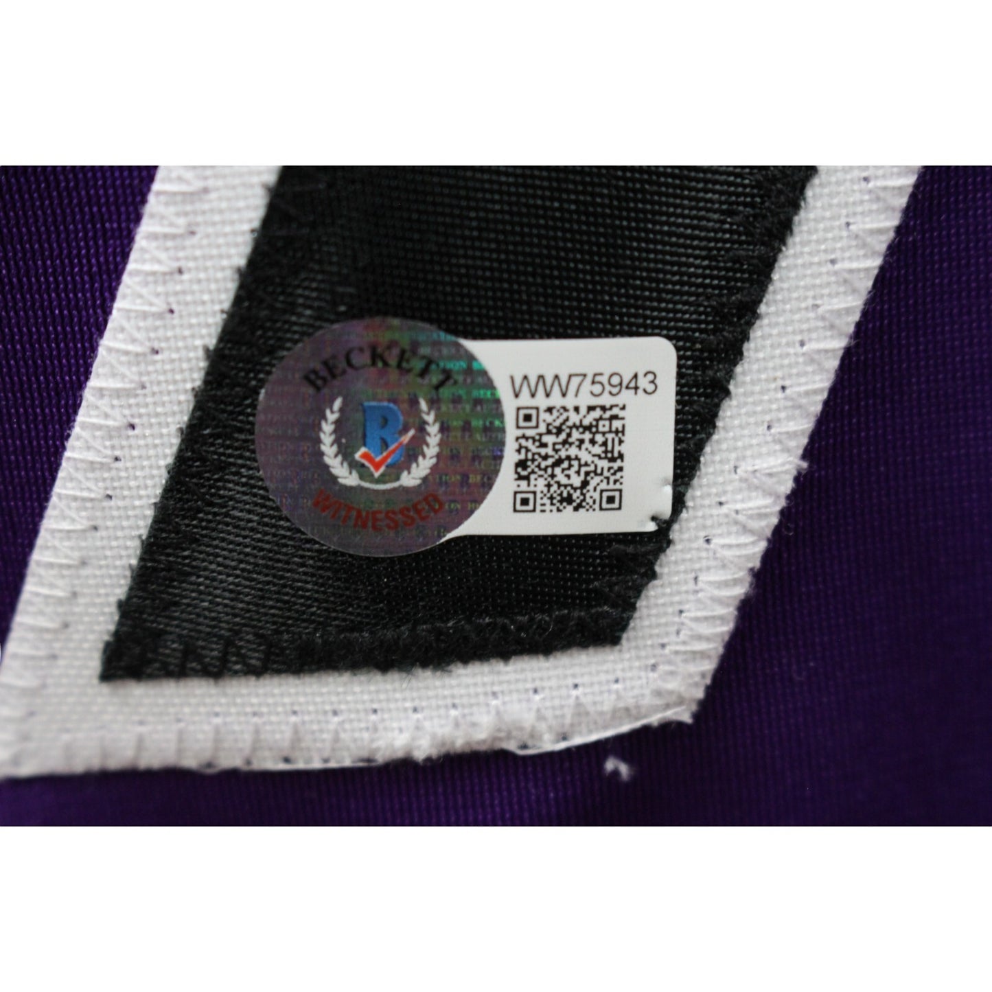 Brendan Rodgers Autographed Purple Pro Style Baseball Jersey
