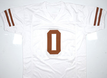 Ja'Tavion Sanders Autographed White Custom Football Jersey