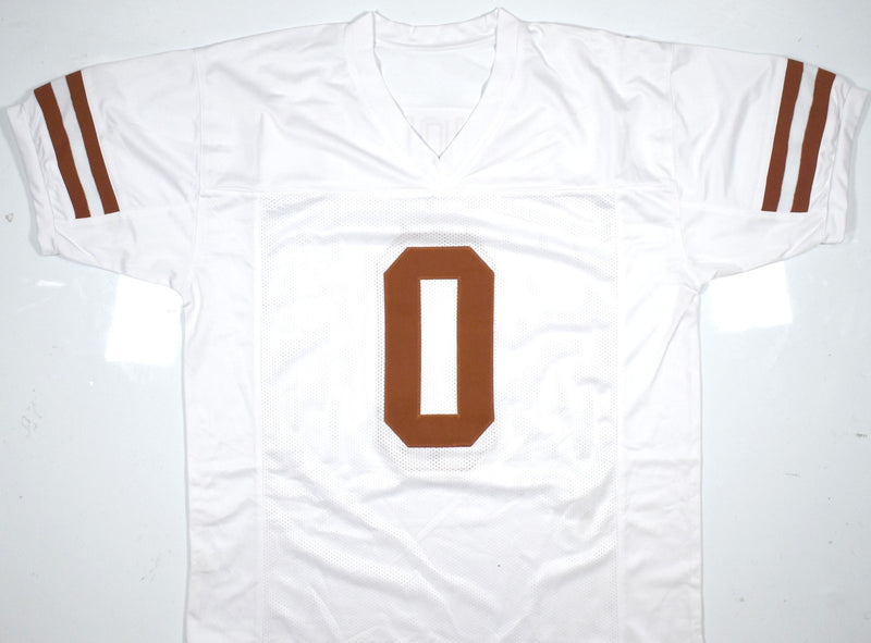 Ja'Tavion Sanders Autographed White Custom Football Jersey