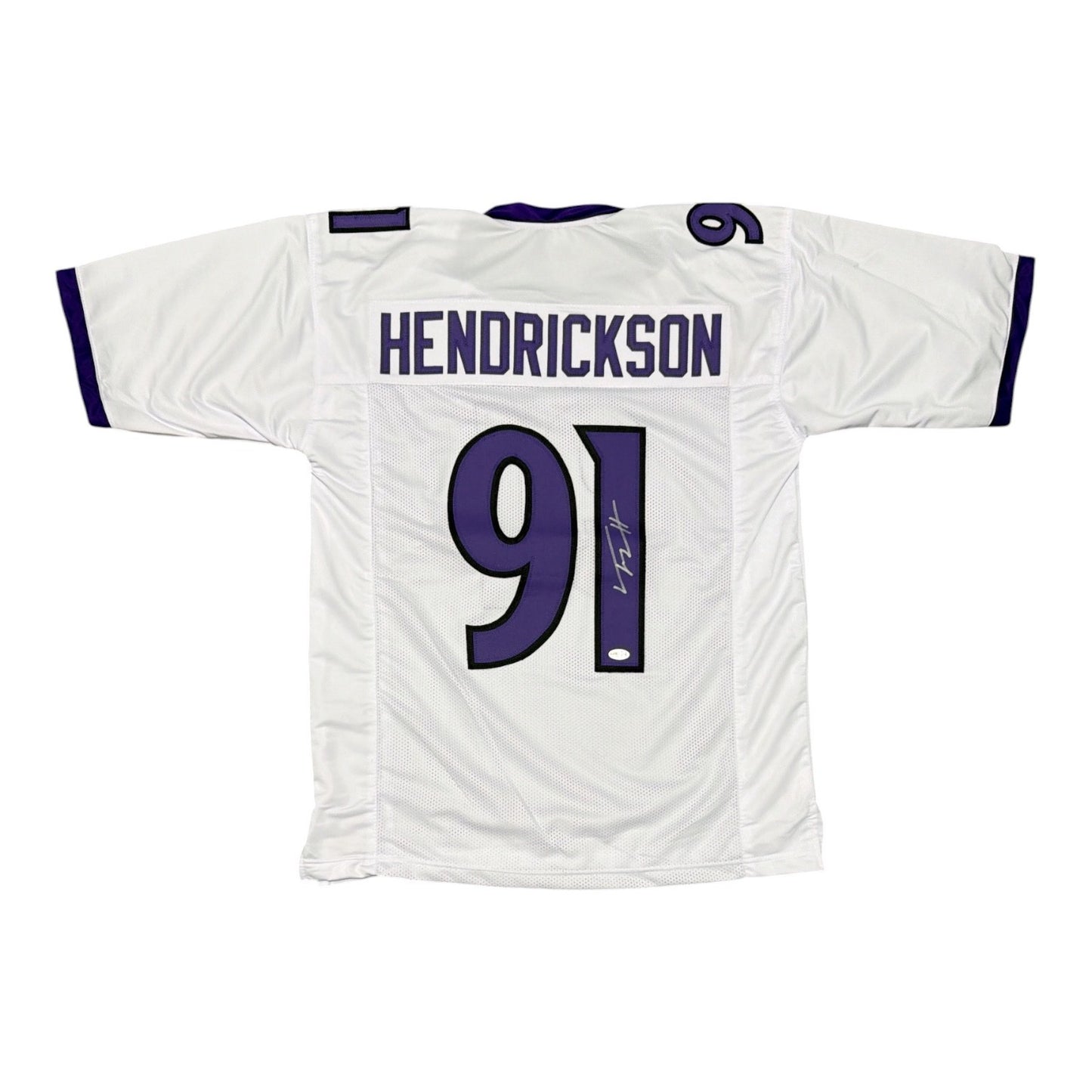 Trey Hendrickson Signed Baltimore Ravens Custom Jersey