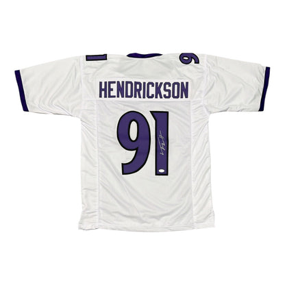 Trey Hendrickson Signed Baltimore Ravens Custom Jersey