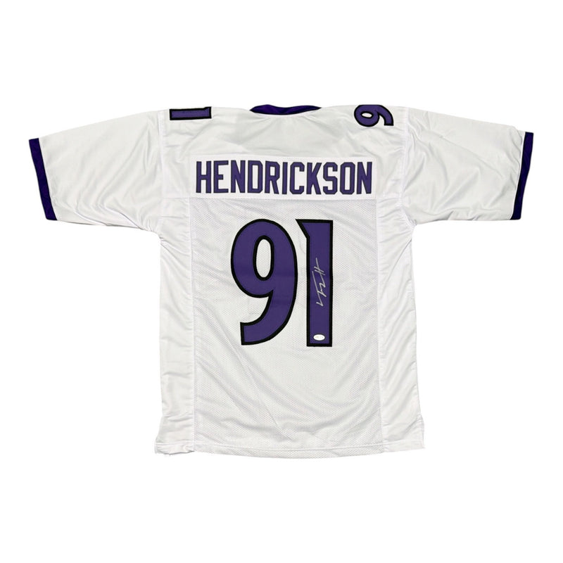 Trey Hendrickson Signed Baltimore Ravens Custom Jersey