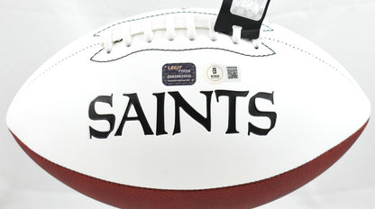Cam Jordan Autographed New Orleans Saints Logo Football