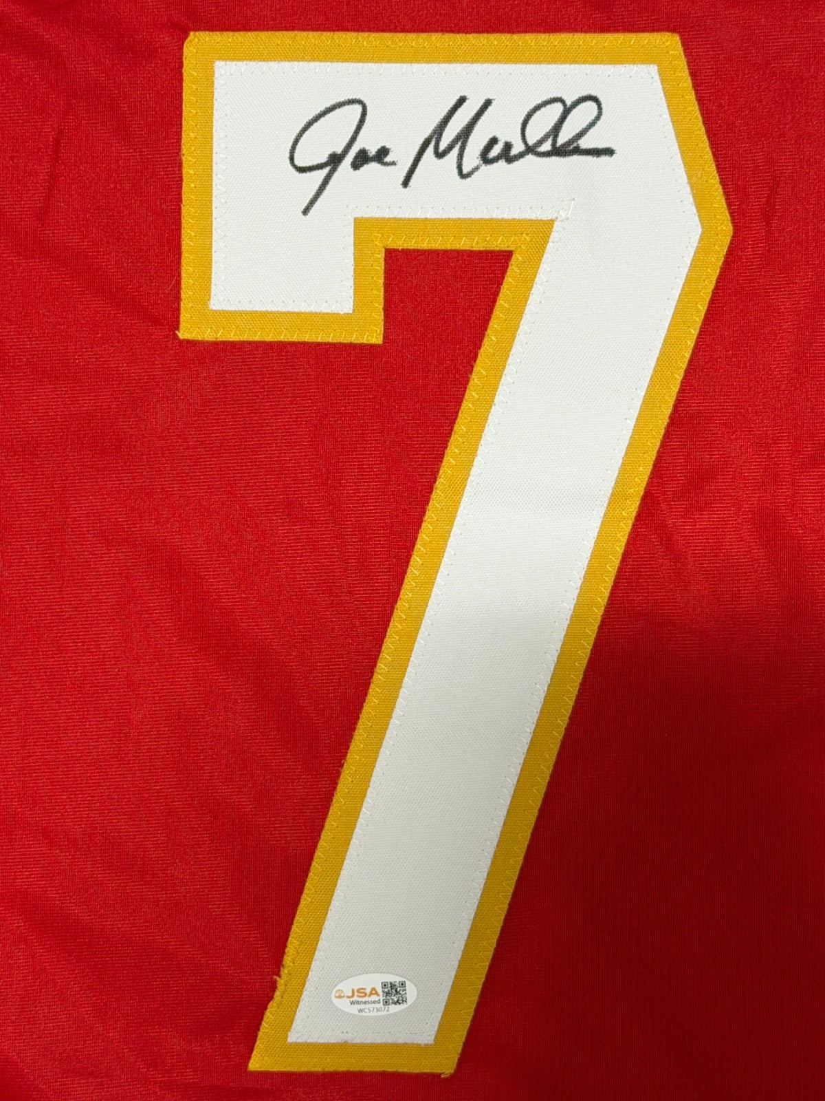 Joe Mullen Signed Calgary Flames Custom Hockey Jersey