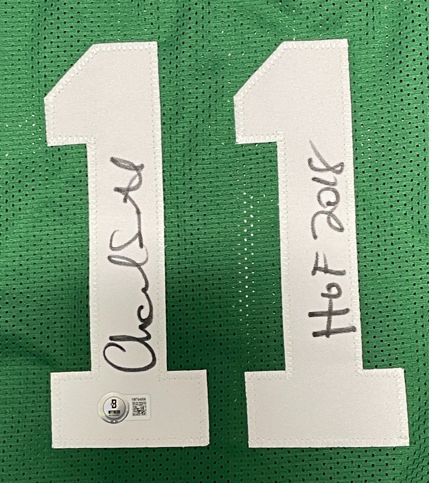 Charlie Scott Signed Boston Celtics Custom Jersey HOF 2018 Beckett Witness