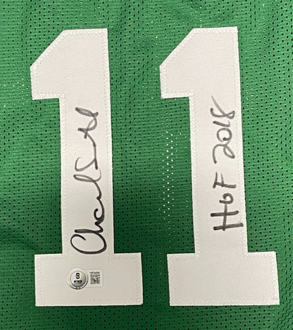 Charlie Scott Signed Boston Celtics Custom Jersey HOF 2018 Beckett Witness