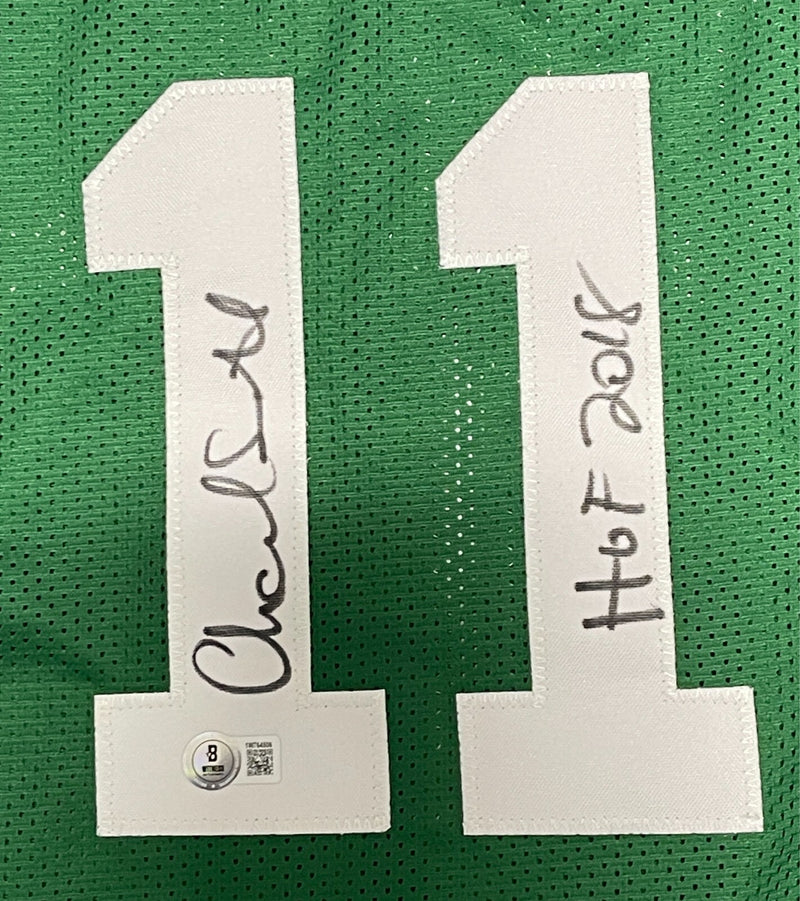 Charlie Scott Signed Boston Celtics Custom Jersey HOF 2018 Beckett Witness