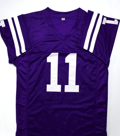 Mark Brunell Autographed Purple College Style Jersey