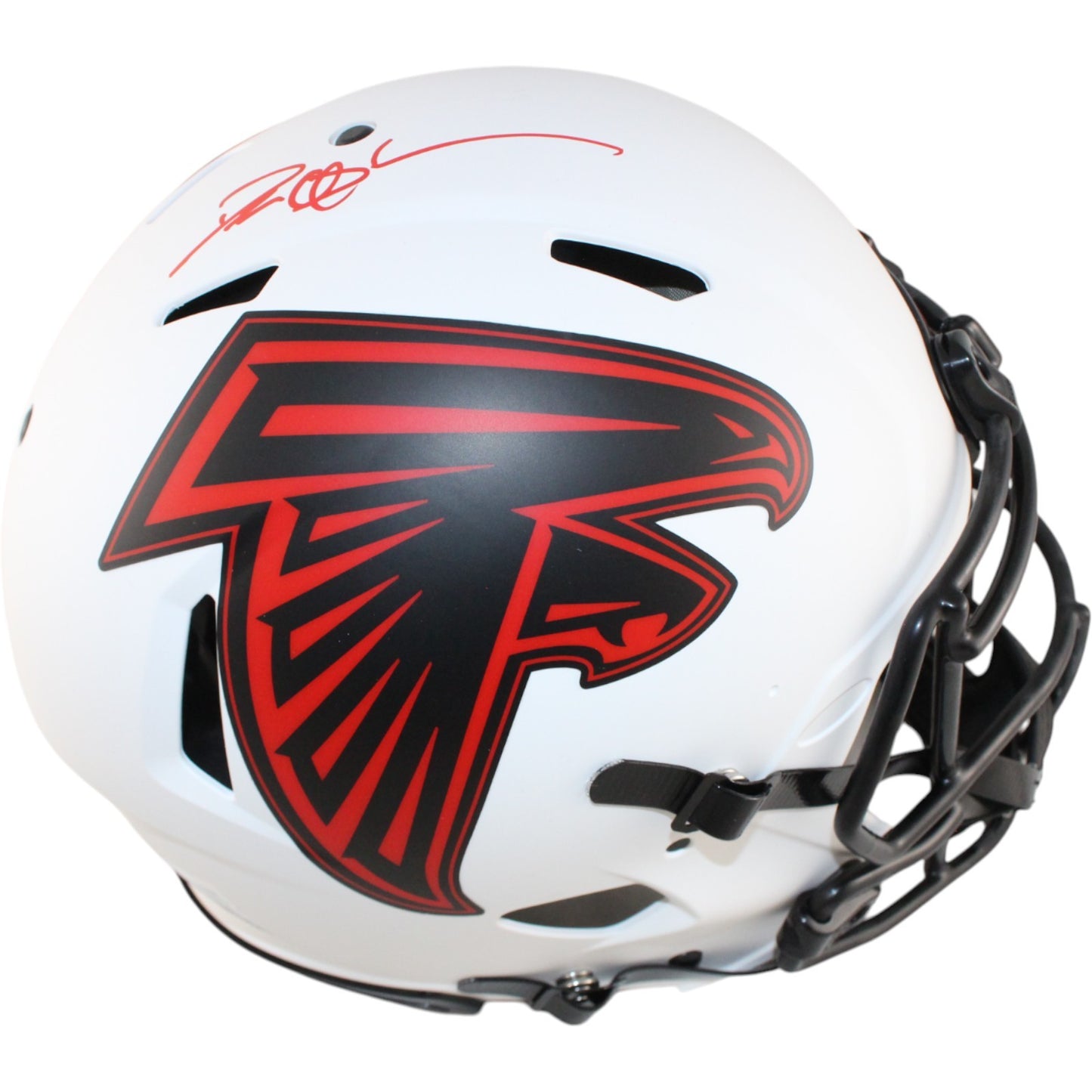Deion Sanders Atlanta Falcons Autographed Pro Lunar Full Size Helmet