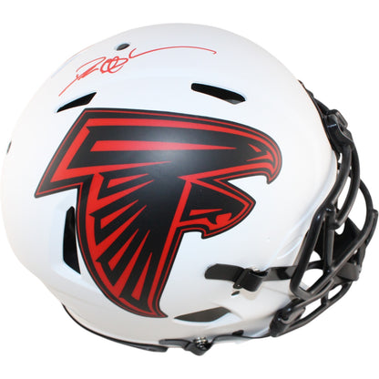 Deion Sanders Atlanta Falcons Autographed Pro Lunar Full Size Helmet