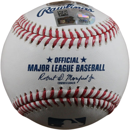 Jackson Chourio Autographed Milwaukee Brewers Official Major League Baseball