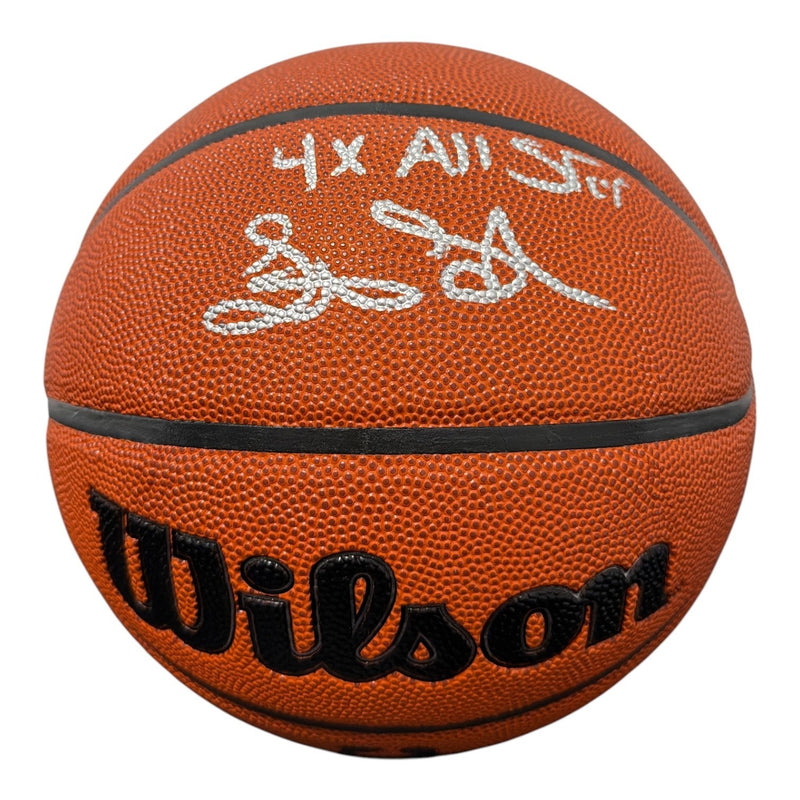 Latrell Sprewell Signed Wilson NBA Basketball - 4x All-Star Inscription