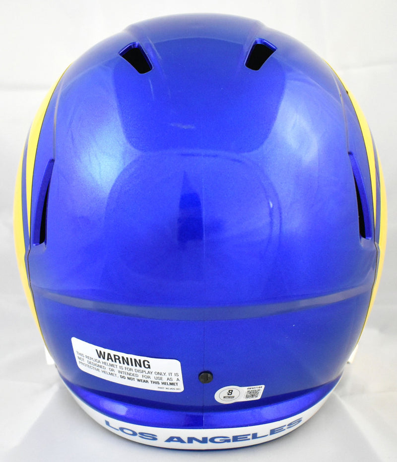 Kyren Williams Autographed Los Angeles Rams Full Size Speed Helmet