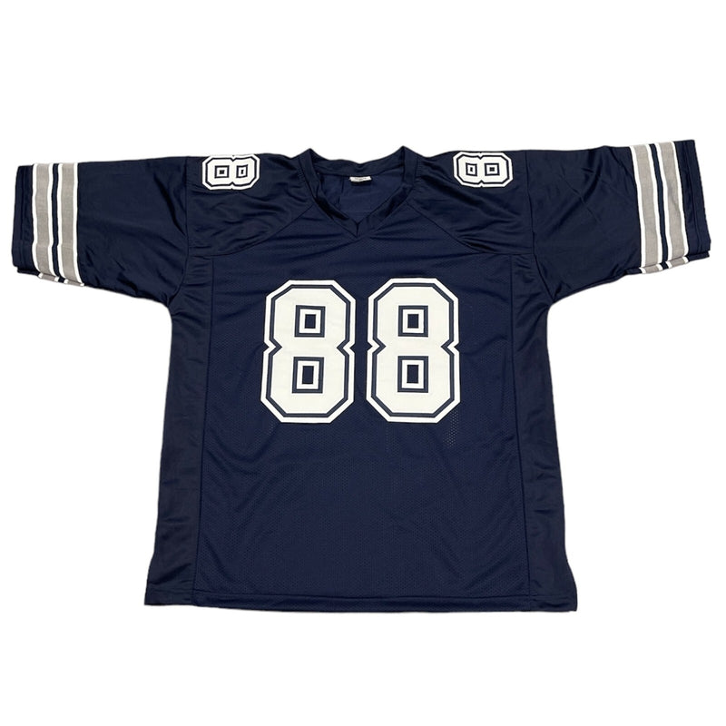 Michael Irvin Signed Dallas Cowboys Custom Football Jersey (Beckett COA)