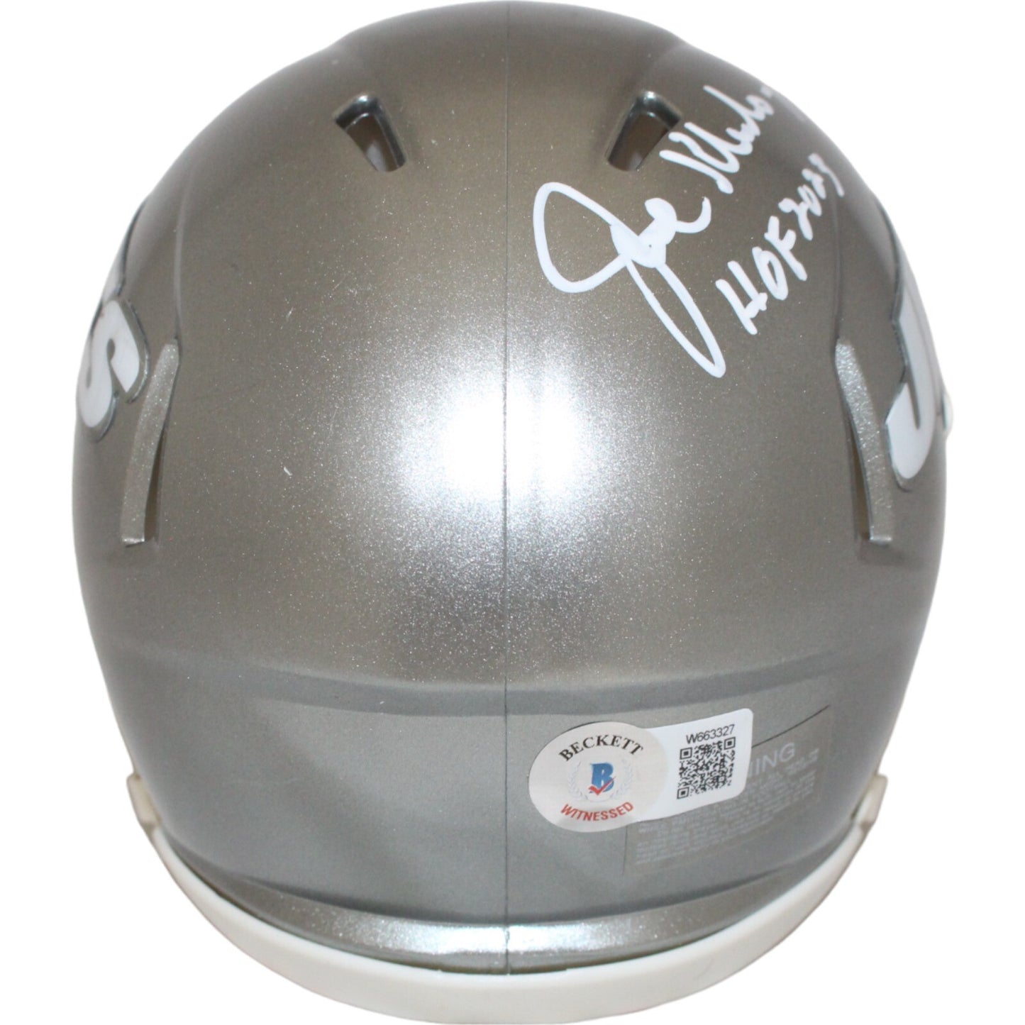 Joe Klecko Autographed New York Jets Flash Mini Helmet (BAS)