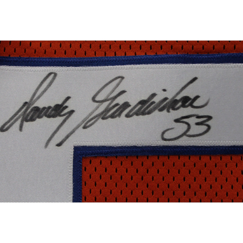 Randy Gradishar Signed Denver Broncos Orange Wilson Jersey (Size 42)