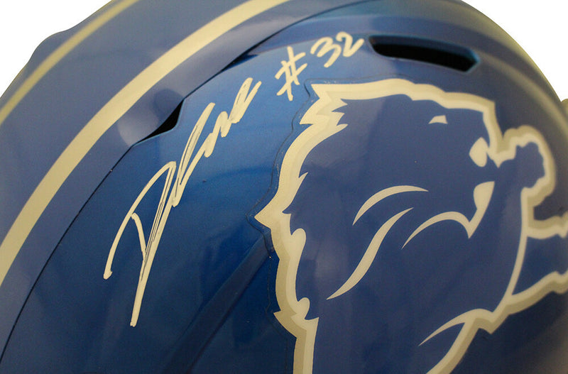 D'Andre Swift Signed Detroit Lions Full Size Flash Speed Helmet