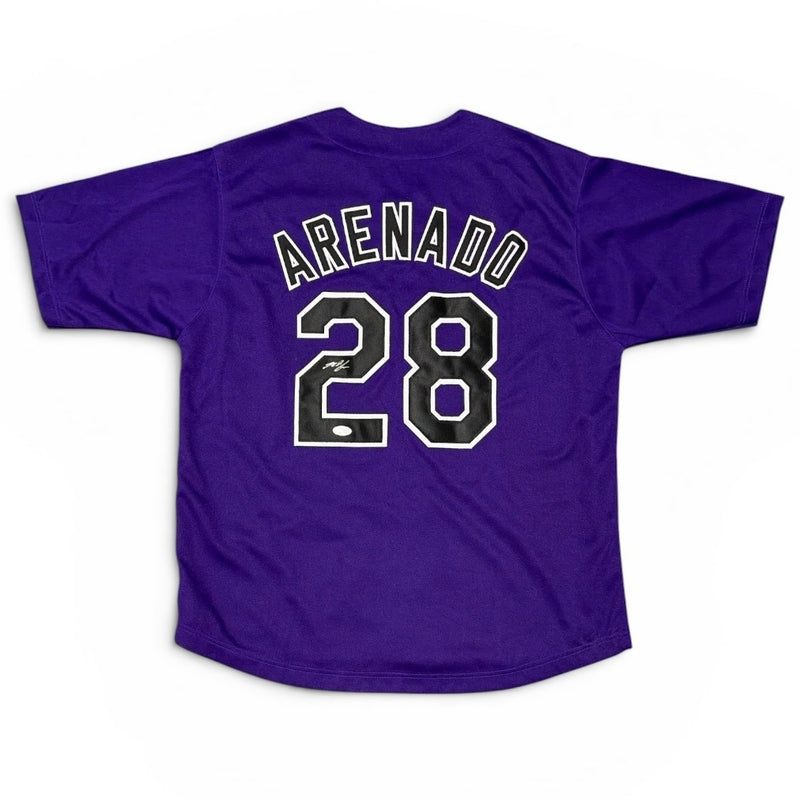 Nolan Arenado Signed Colorado Rockies Custom Jersey