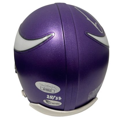 Dalvin Cook Signed Minnesota Vikings Speed Mini Helmet LE/33 JSA COA