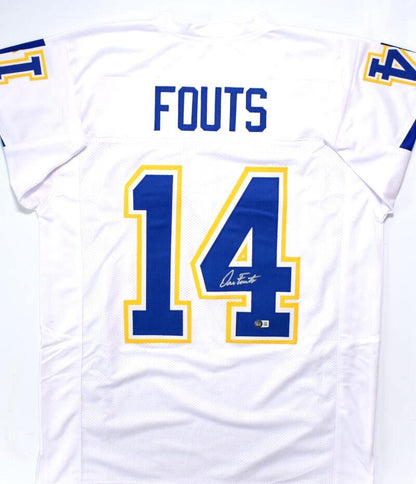 Dan Fouts Signed White Custom Football Jersey