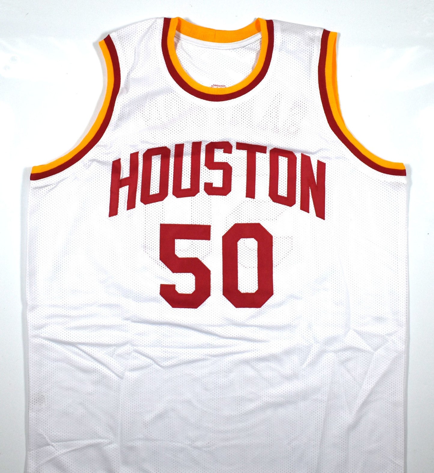 Ralph Sampson Signed White Custom Basketball Jersey
