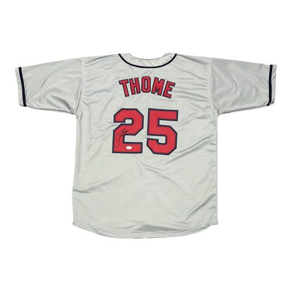 Jim Thome Autographed Cleveland Custom Jersey