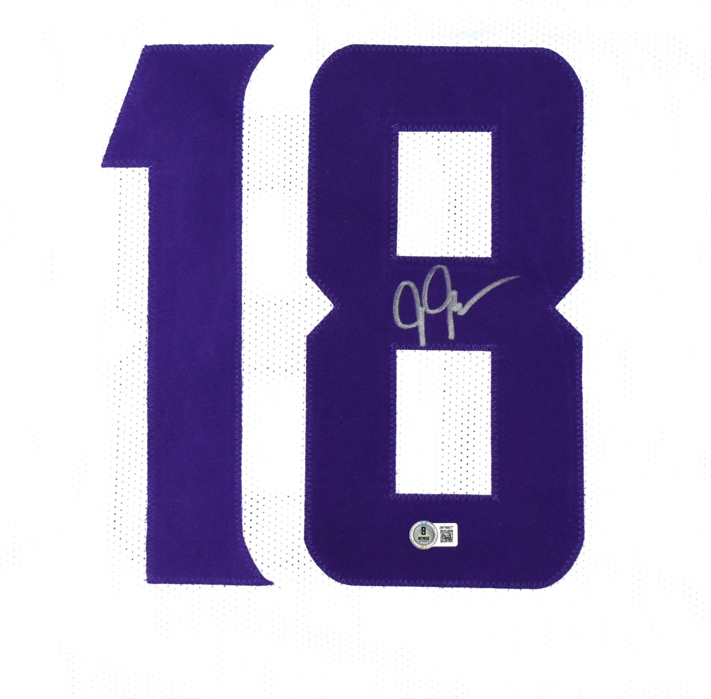Justin Jefferson Autographed Minnesota Vikings Custom Jersey - White